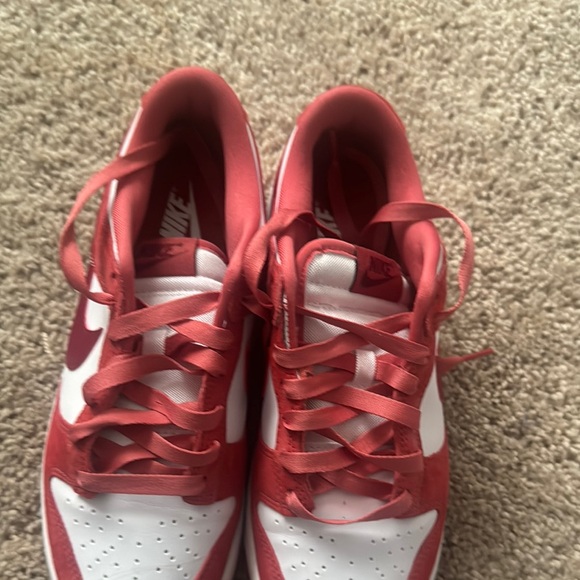 Nike Kids Red and White Sneakers
